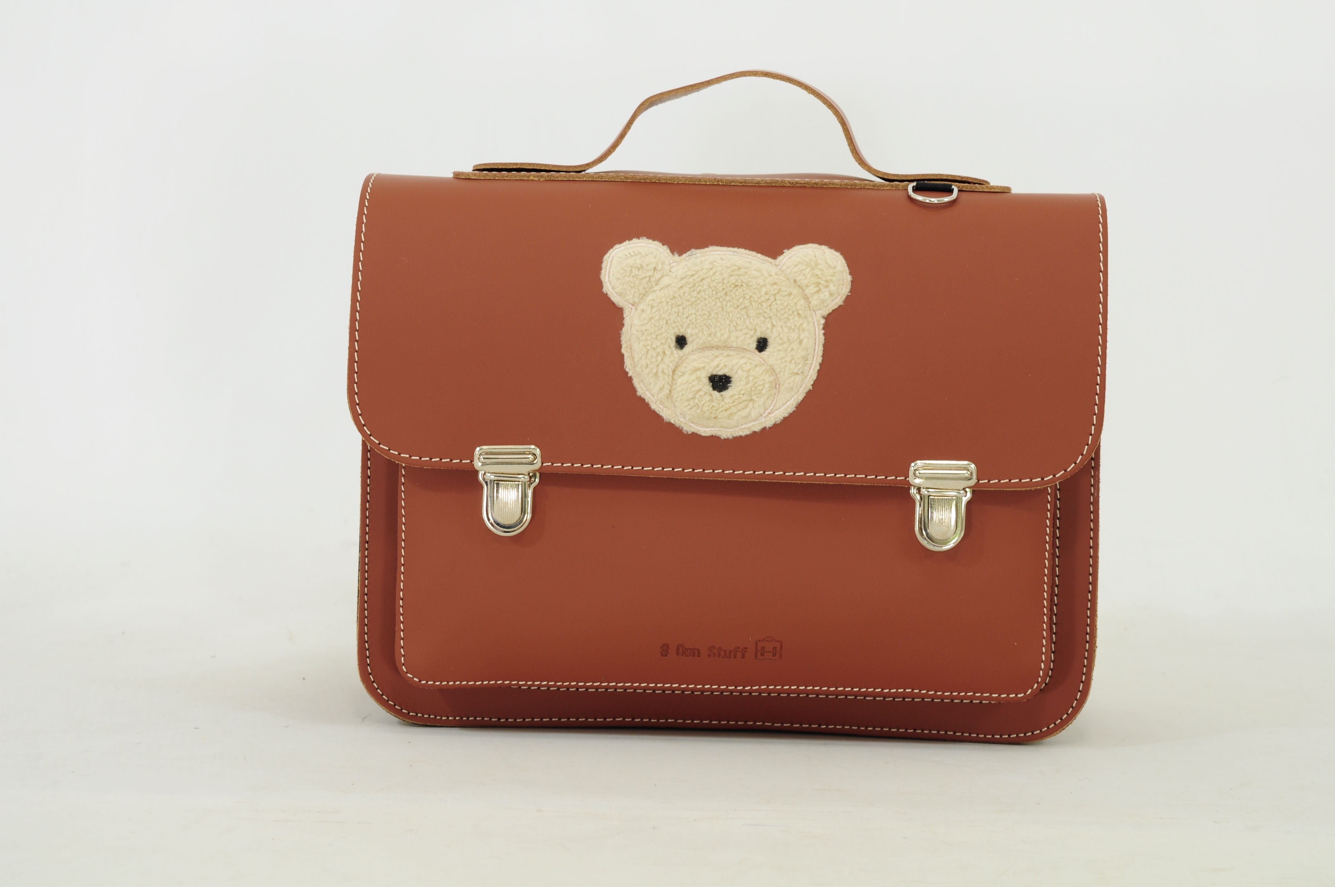 Own Stuff Boekentas Kleuter Fantasy Teddy Chestnut 31.5x12x24 cm