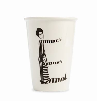 Helen B Beker XL E 320ml - Porselein - 9x12 cm