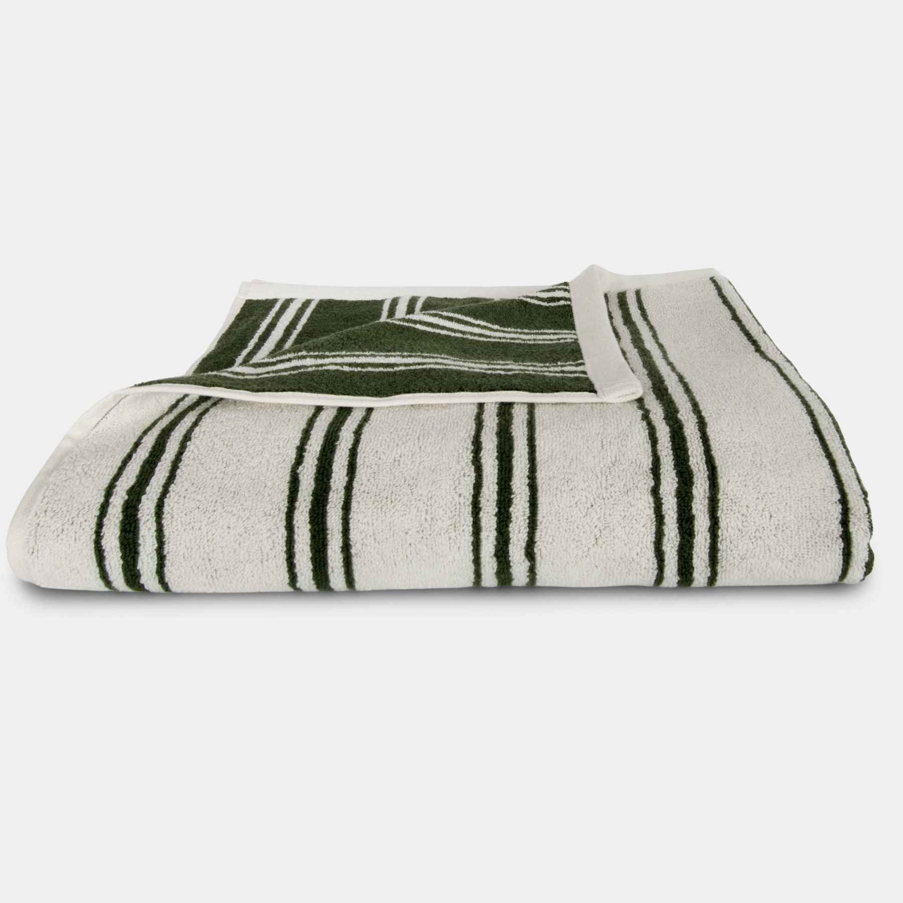Homehagen Handdoek Alpine Moss Retro stripe 70x140 cm
