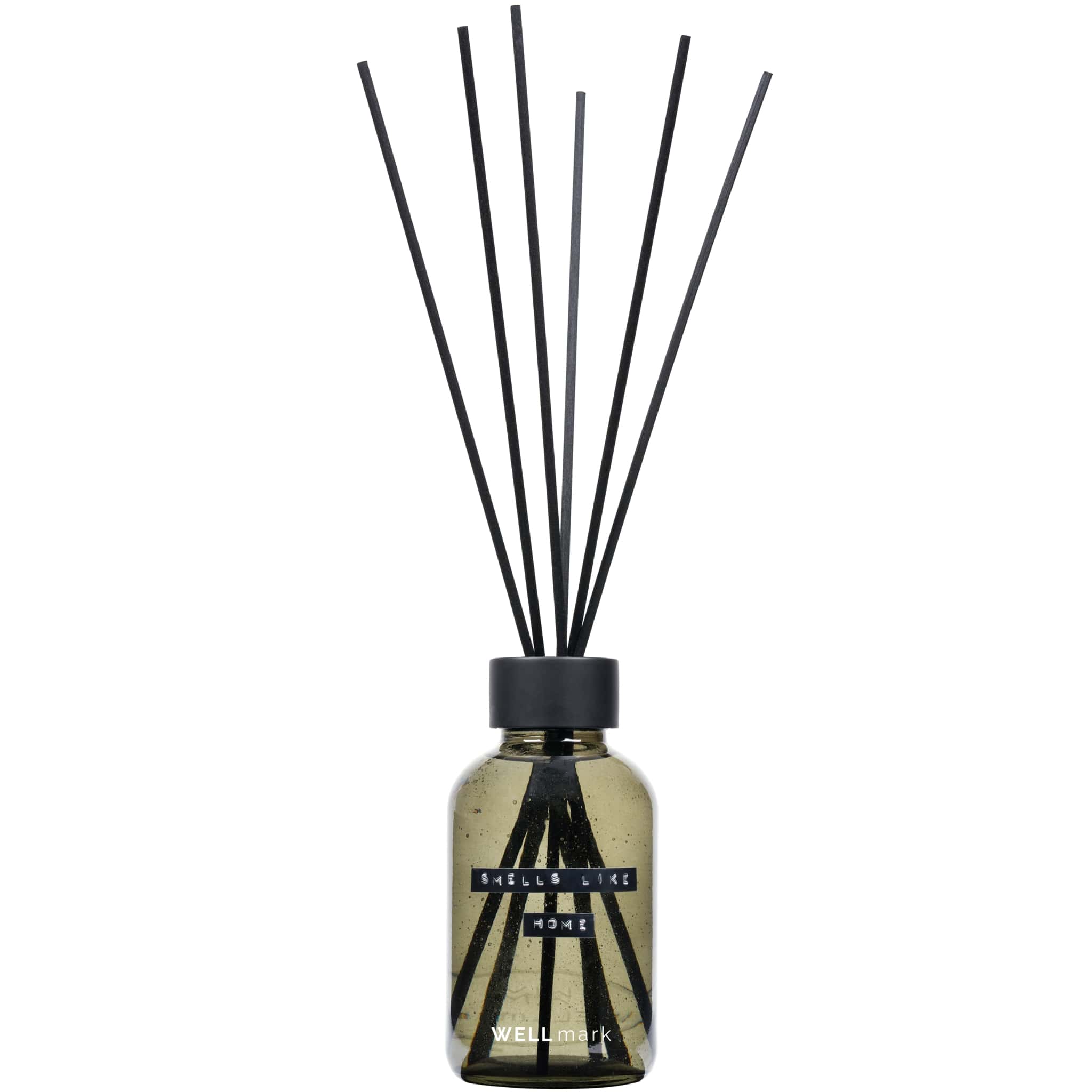 Wellmark Geurdiffuser Dark Amber 500ml - Smells Like Home - 9x16 cm - Black