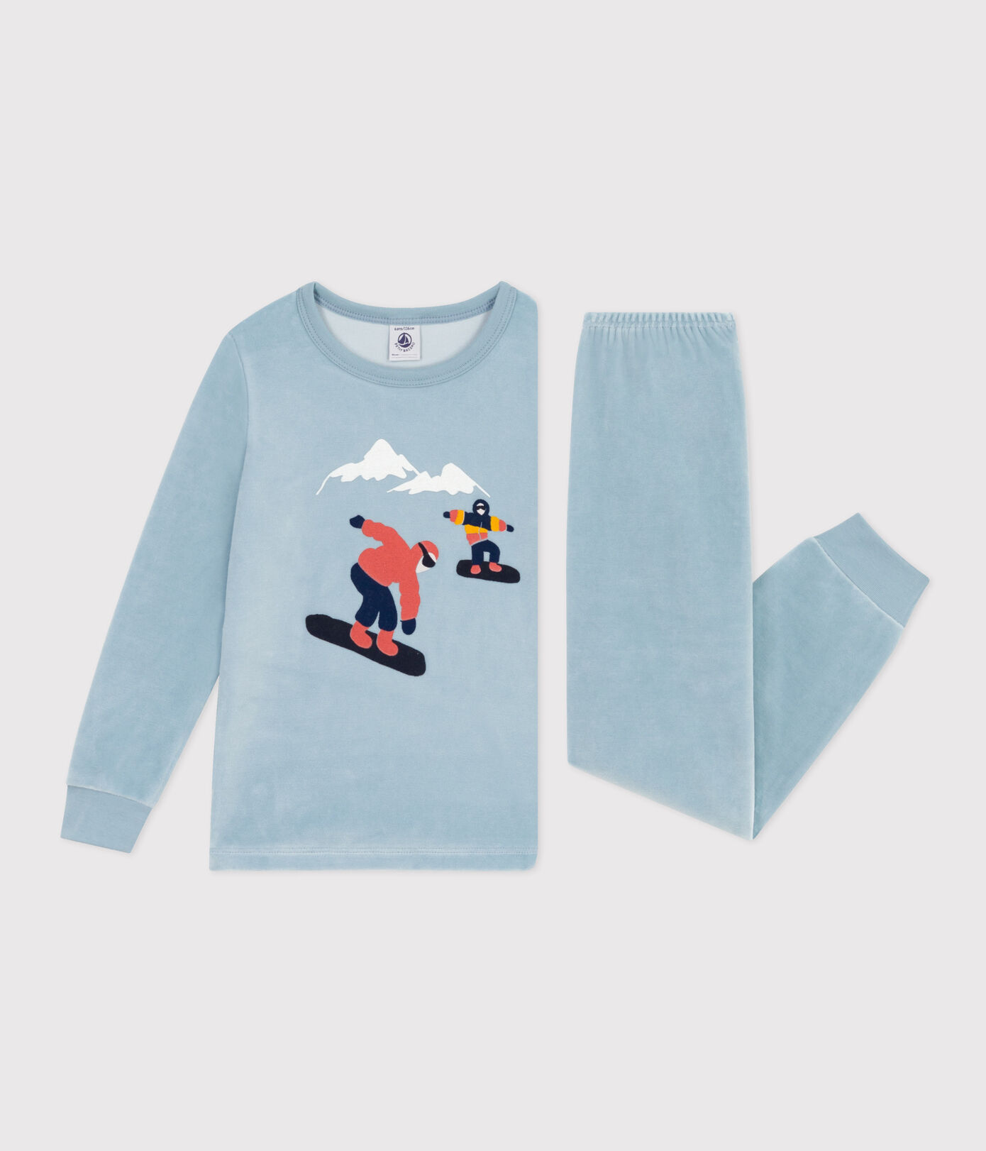Petit Bateau / fluwelen pyjama / enneige