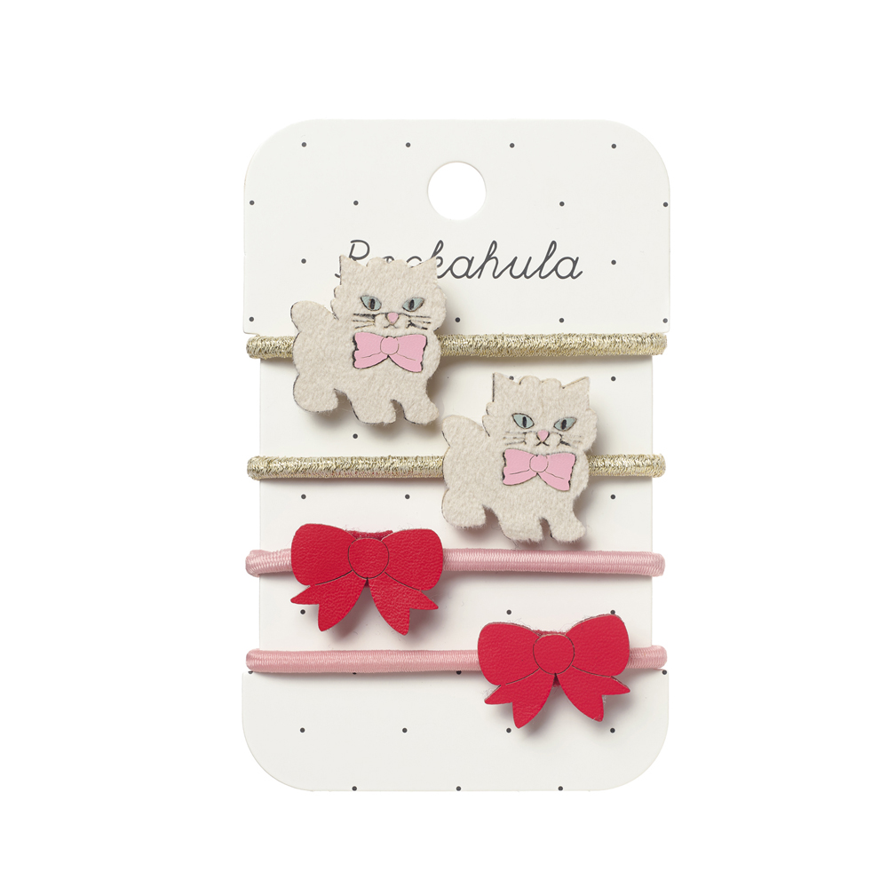 Rockahula Haarelastiek Cute Kitten - 4 stuks
