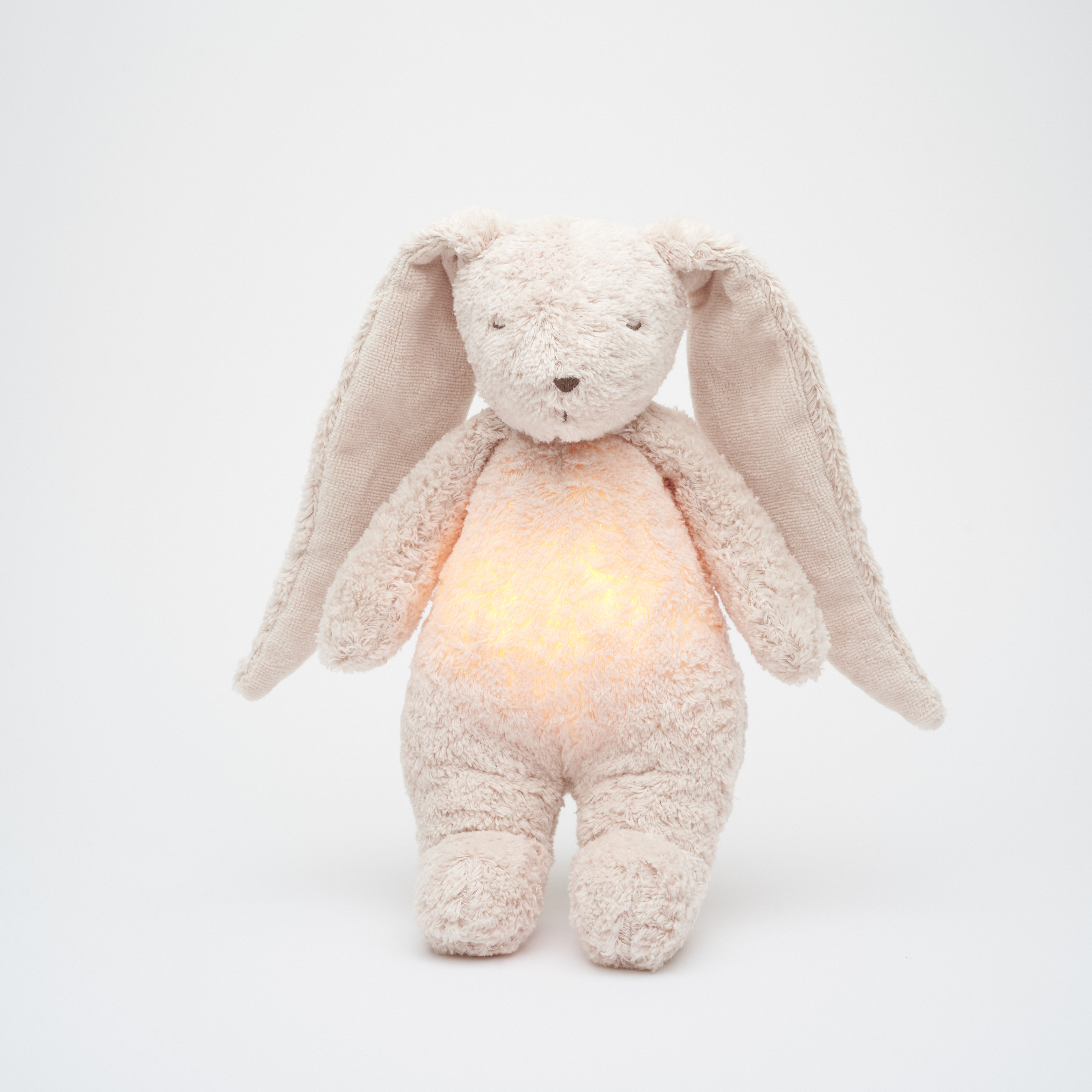 Moonie Knuffel The Humming Bunny 2.0 Rose Natur 28x15x10 cm