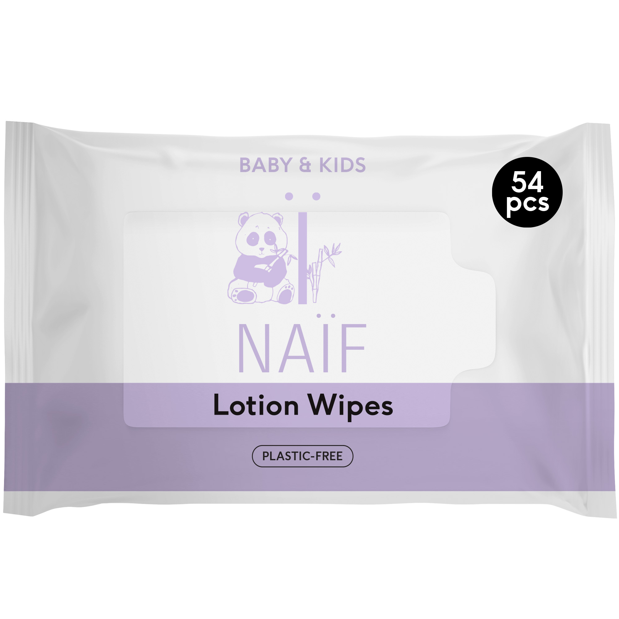 Naif Baby & Kids Vochtige Doekjes Lotion 54 stuks - Plastic vrij