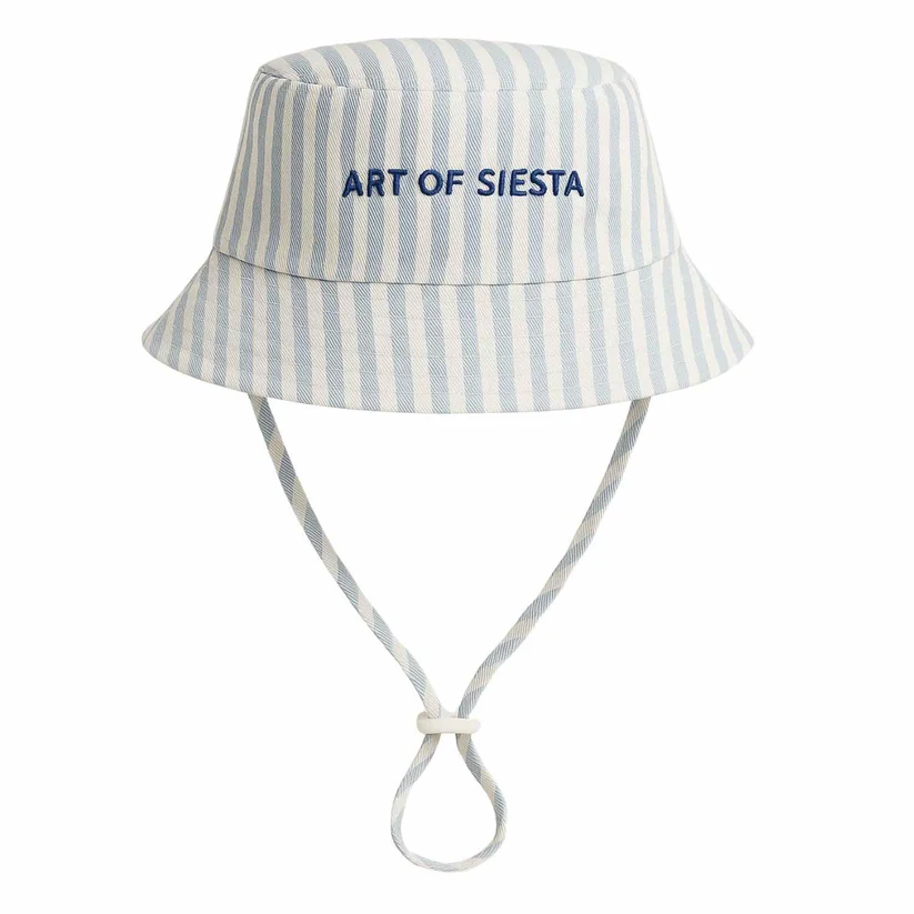 Chamaye Zonnehoedje Bob Art of Siesta Gestreept Wit-Blauw