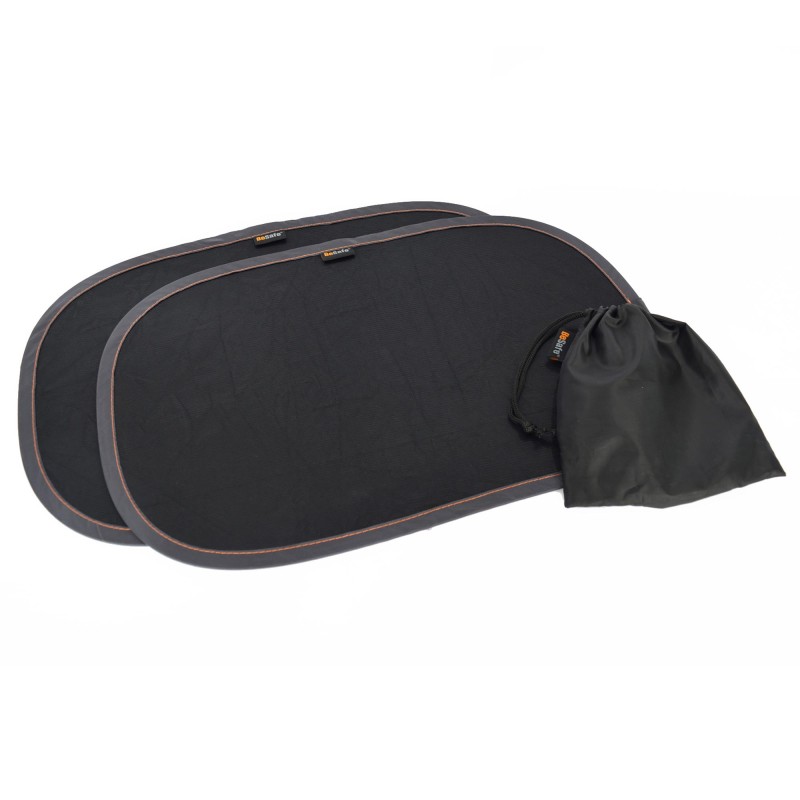 BeSafe Zonnescherm Autoraam Statisch UPF50+ Zwart - 2 stuks