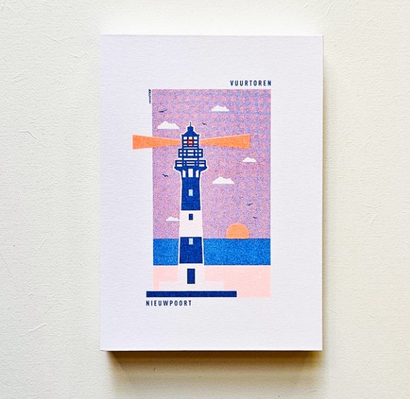 Mmmmar / Postkaart / Nieuwpoort Vuurtoren