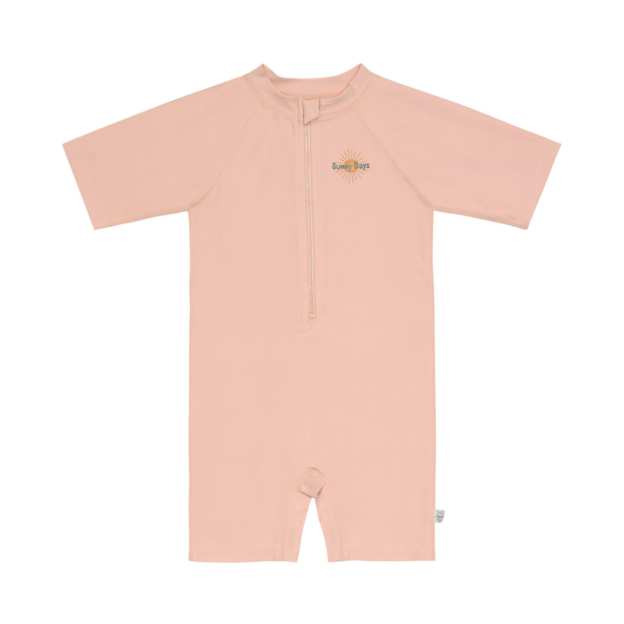 Lässig / short sleeve sunsuit / pink - 18 M
