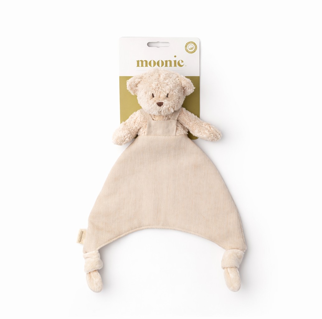 Moonie Knuffel Doudou Bear Sand 35x25 cm