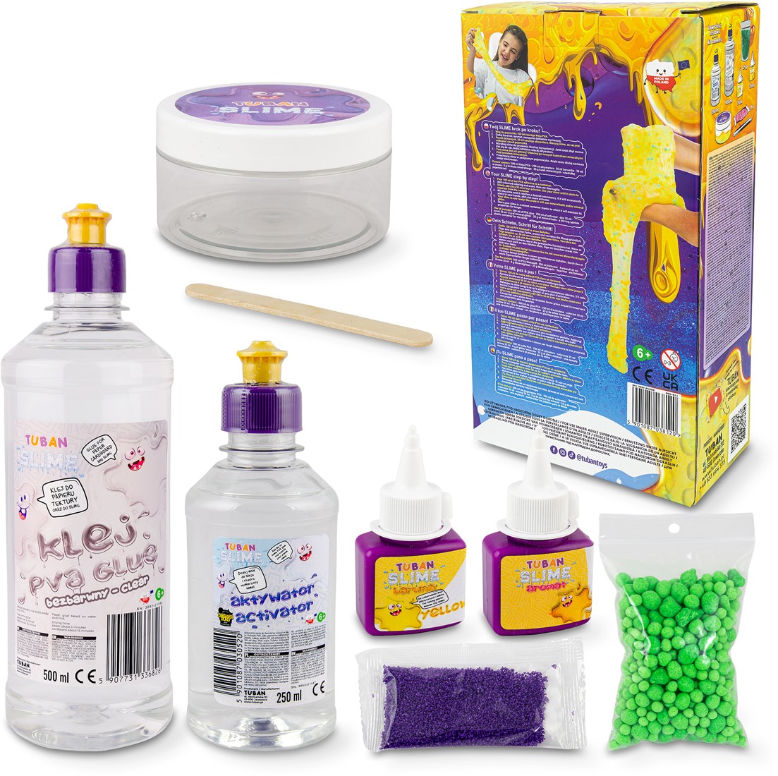 Tuban DIY Set Slijm Sensorisch 6 in 1