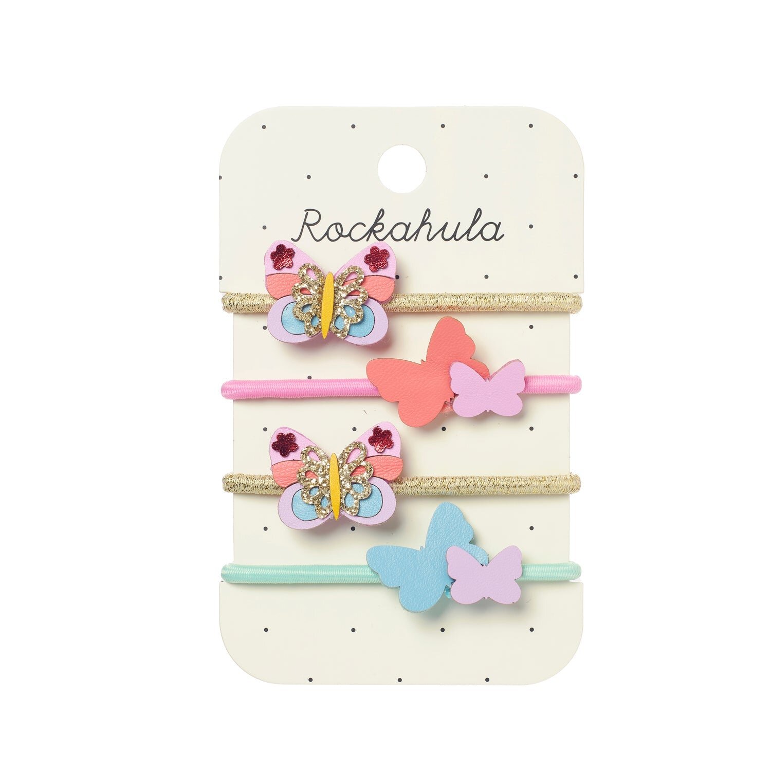 Rockahula Haarelastiek Carnival Butterfly Ponies - 4 stuks