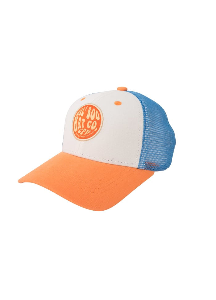 Lil'Boo Pet Trucker Blue-Orange