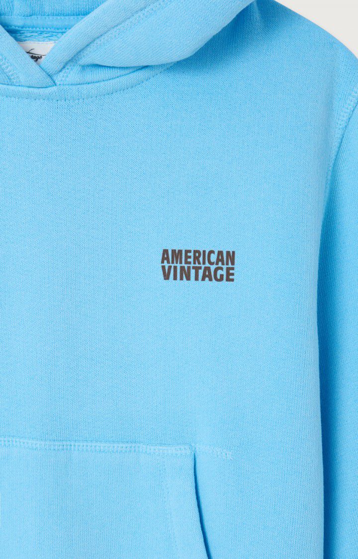 American Vintage Kids Sweater Izubird Blue Ciel Vintage