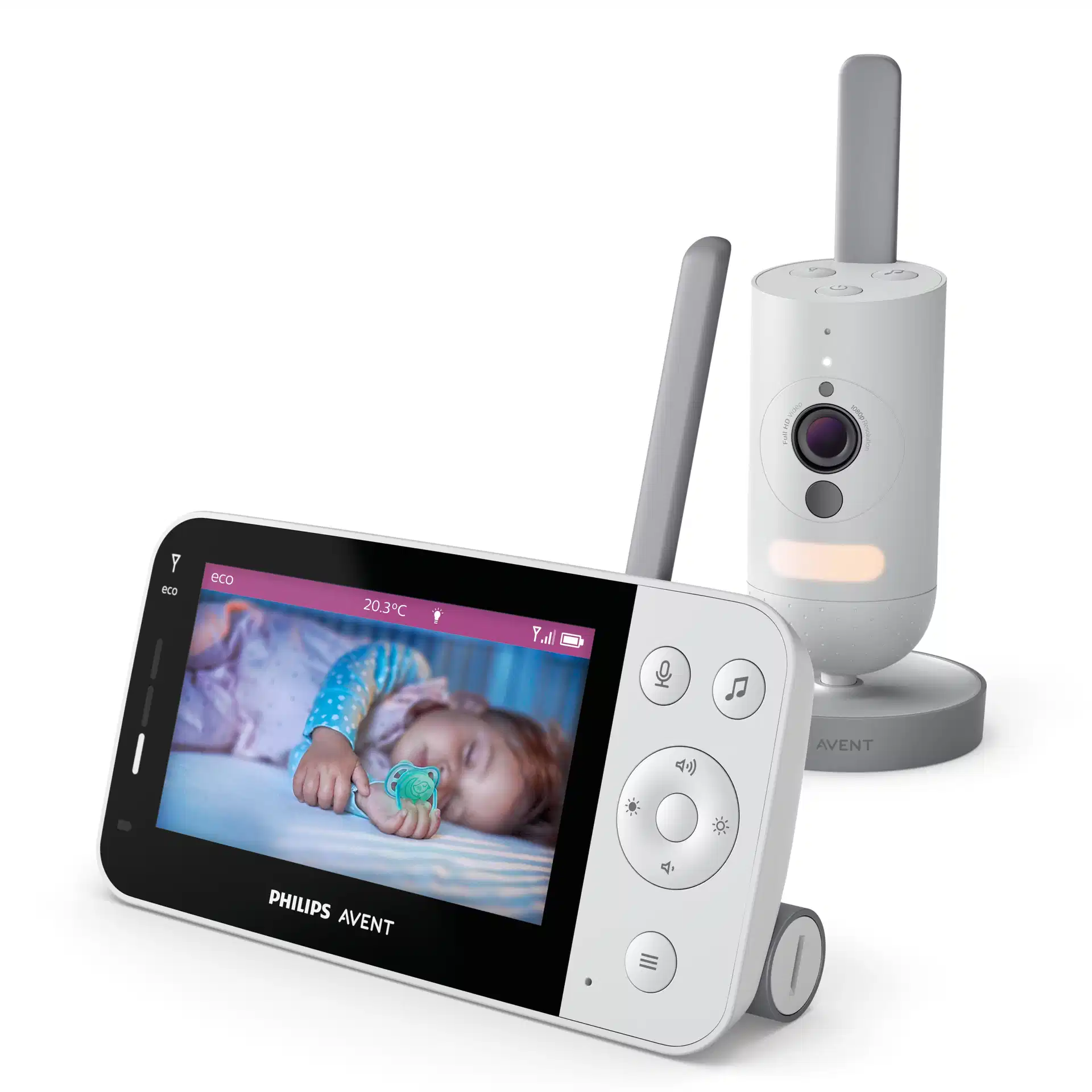 Philips Avent Video-Babyfoon Dual 4.3" - App voor Mobile