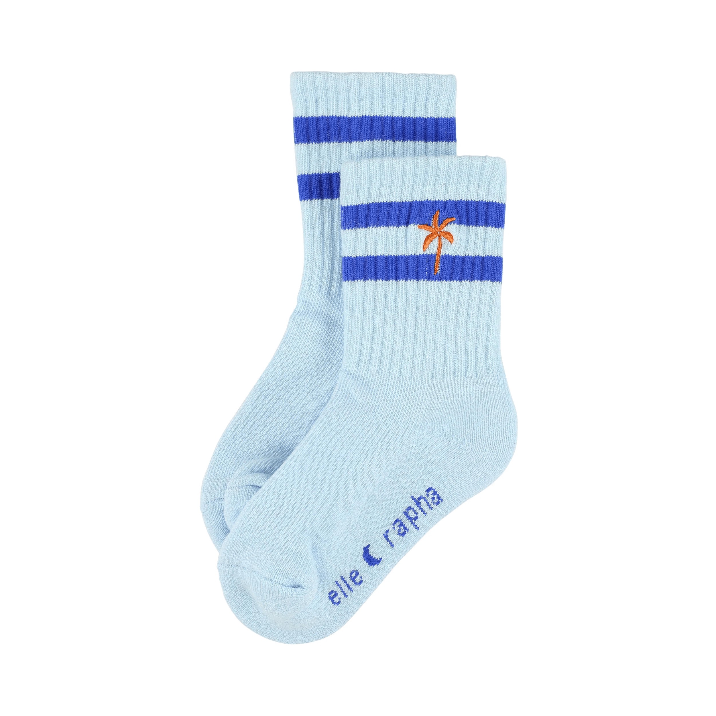 Elle and Rapha Sokken Palmtree Kids