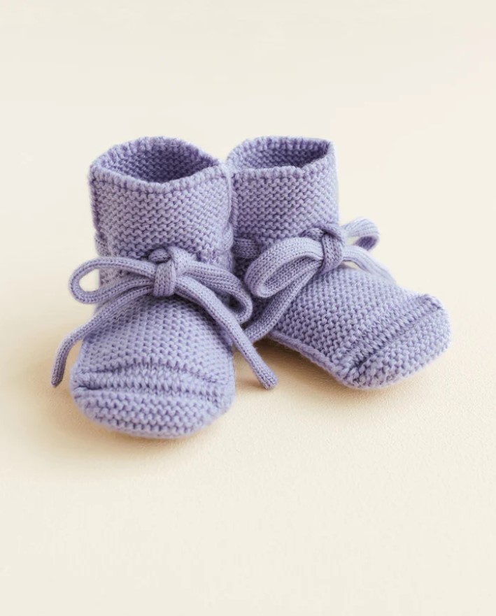 Hvid Booties Original Lilac maat 1 - 0-9 maand