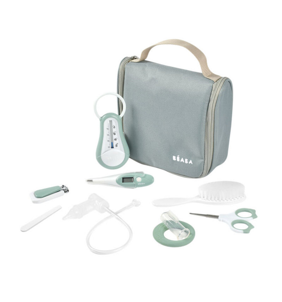 Beaba Verzorgingsset Nomad in Toilettas Groen - 9 accessoires