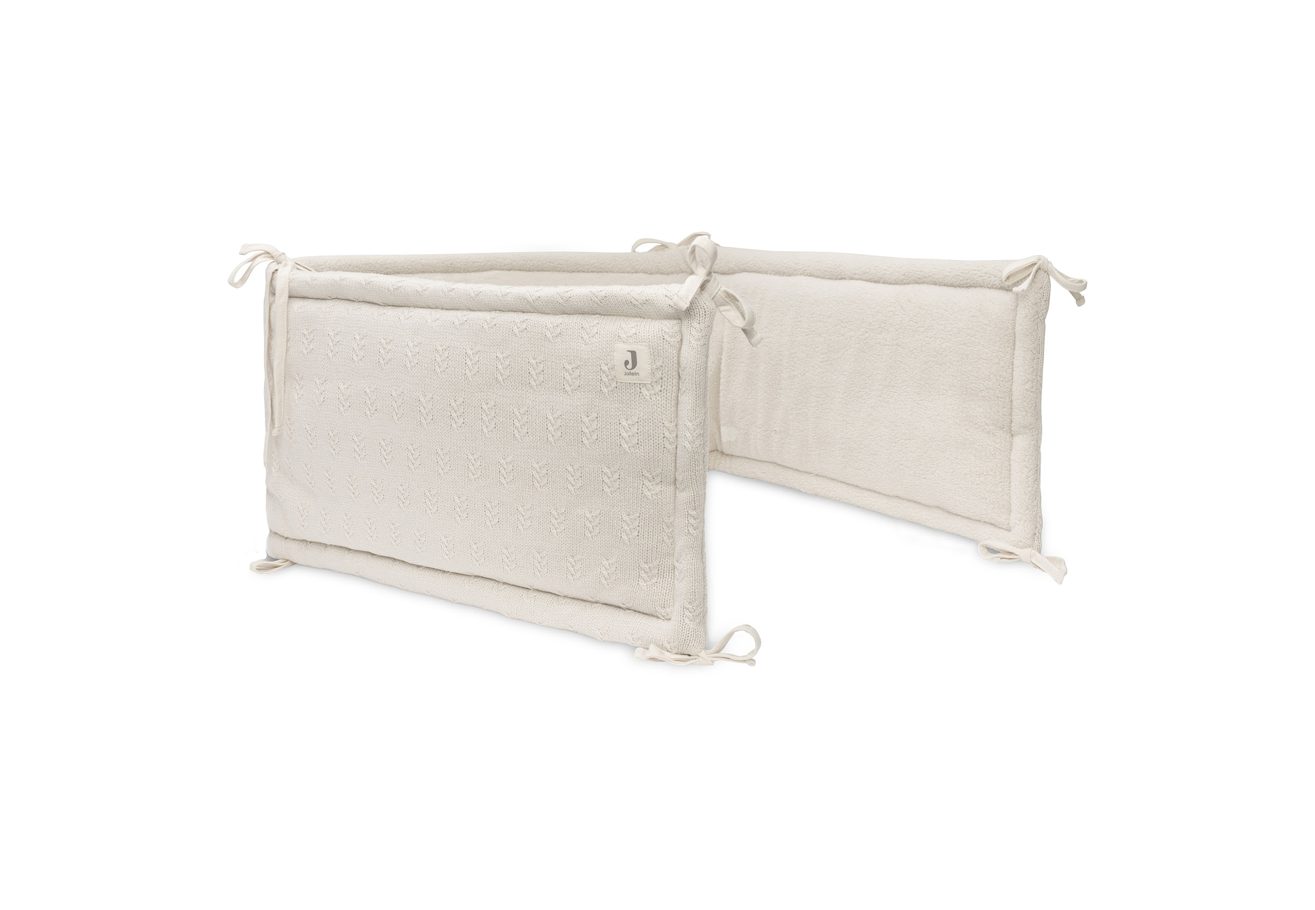 Jollein Bed-Parkomtrek Grain Knit Oatmeal 180x30 cm