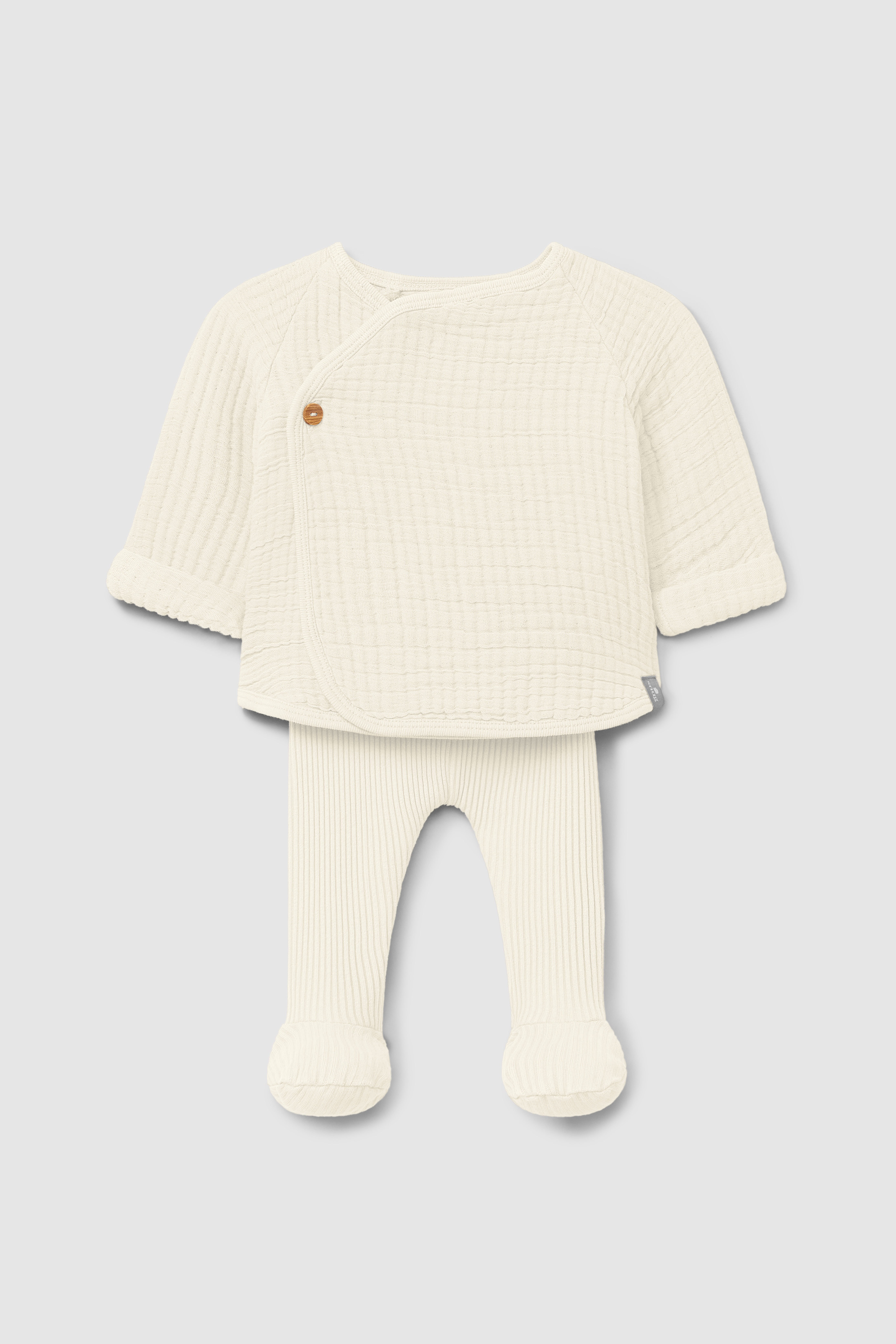 Snug Baby Set Shirt Lm + Broekje Naturel