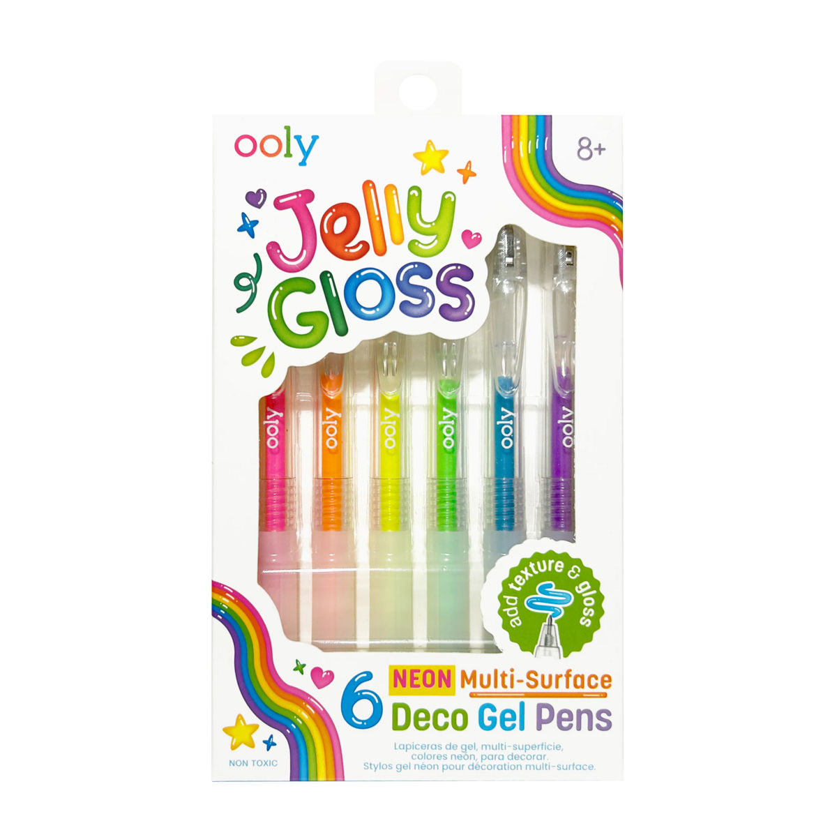 Ooly Gelpen Jelly Gloss 6 stuks