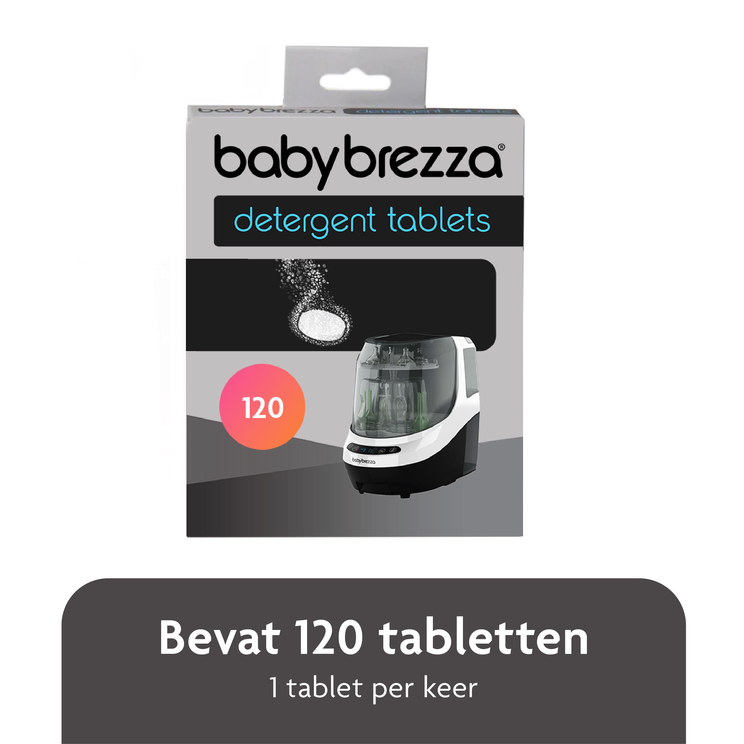 Baby Brezza Tabletten voor Bottle Washer Pro 120 stuks