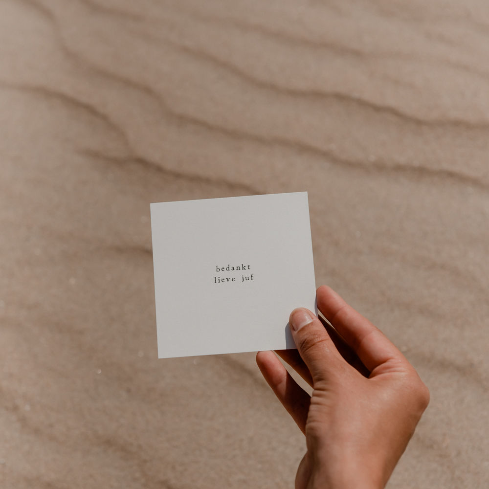 ikpakjein Wenskaart Bedankt Lieve Juf