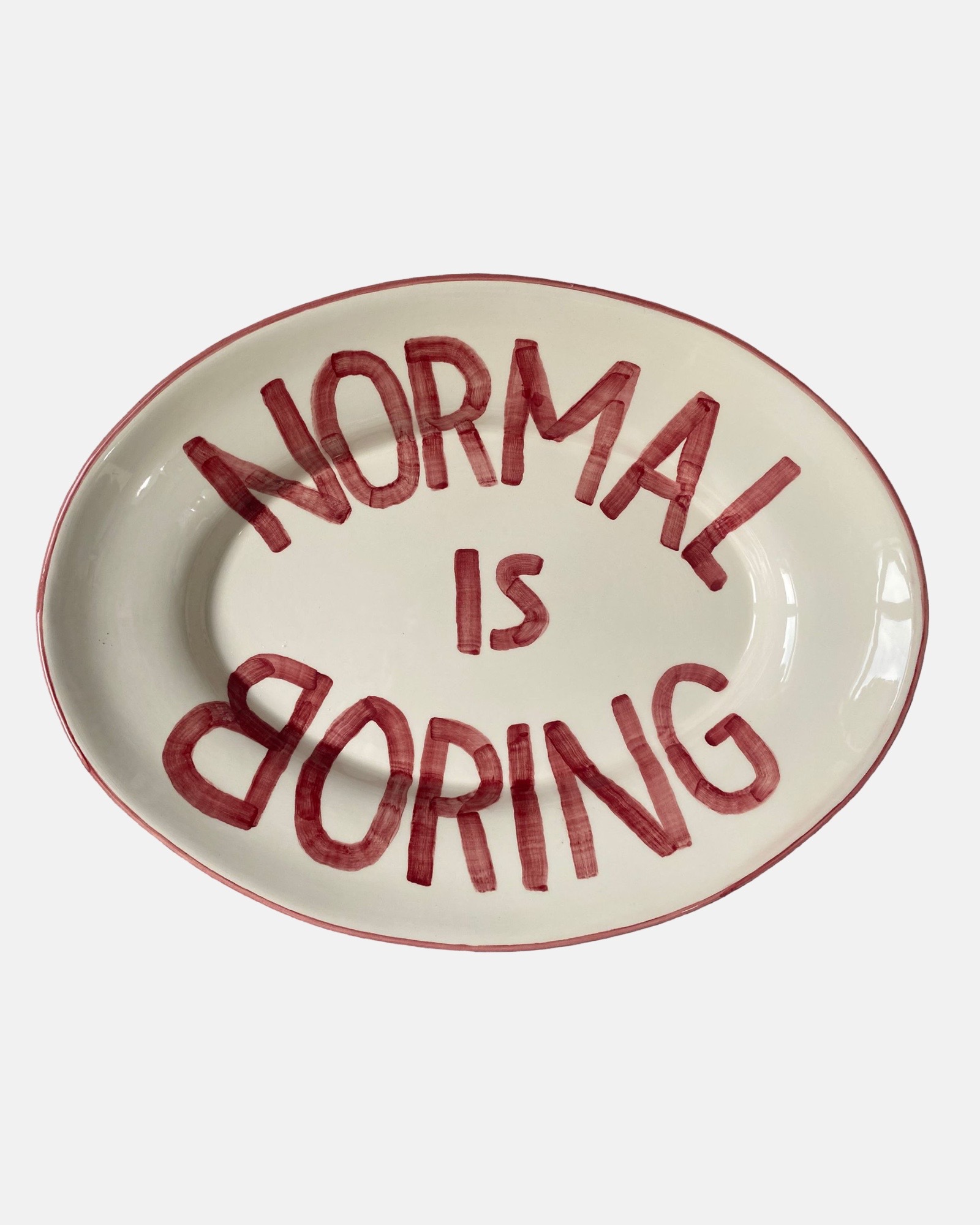 Studio Noticed Serveerbord 'Normal is boring'