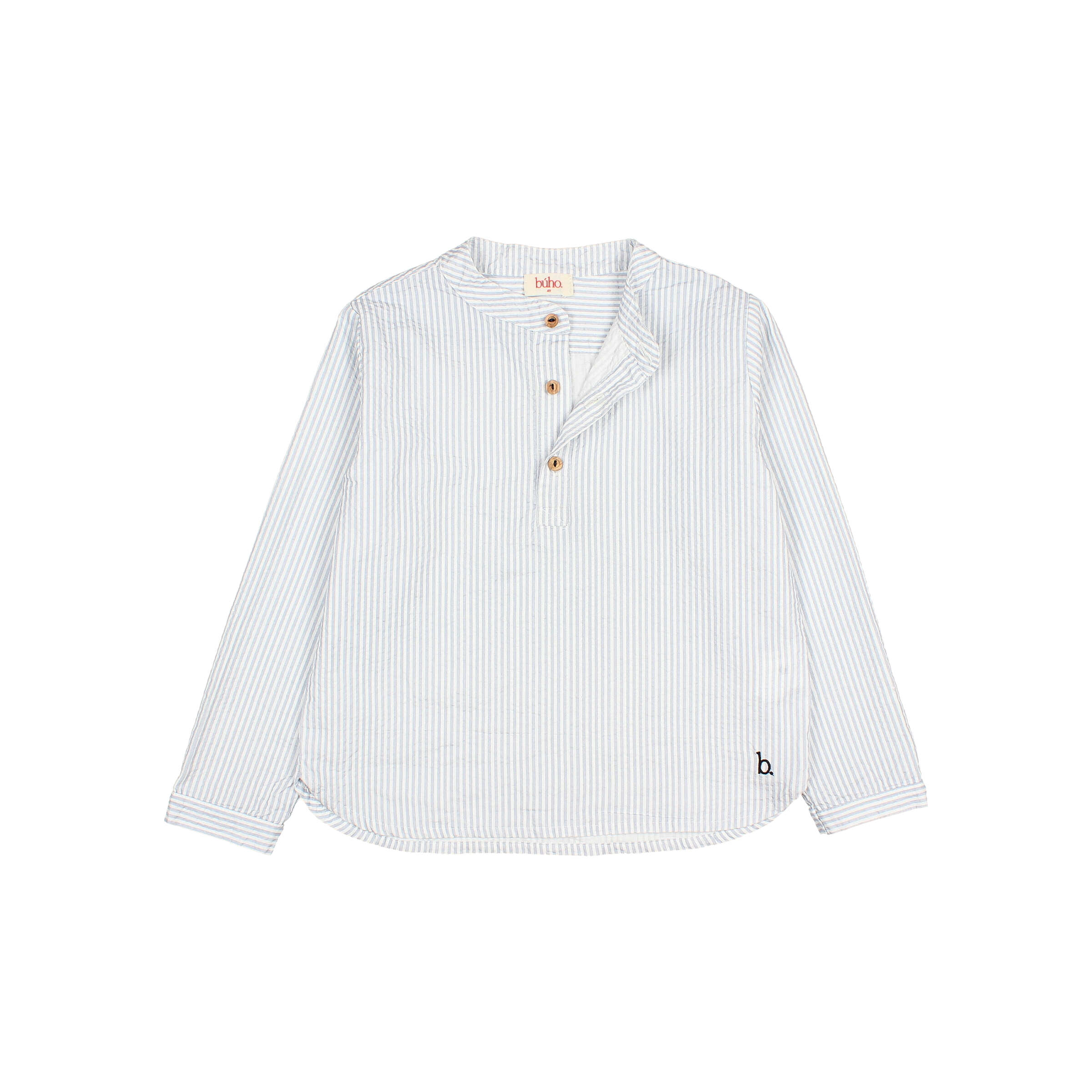 Buho Kids T-shirt Stripes Sky Blue