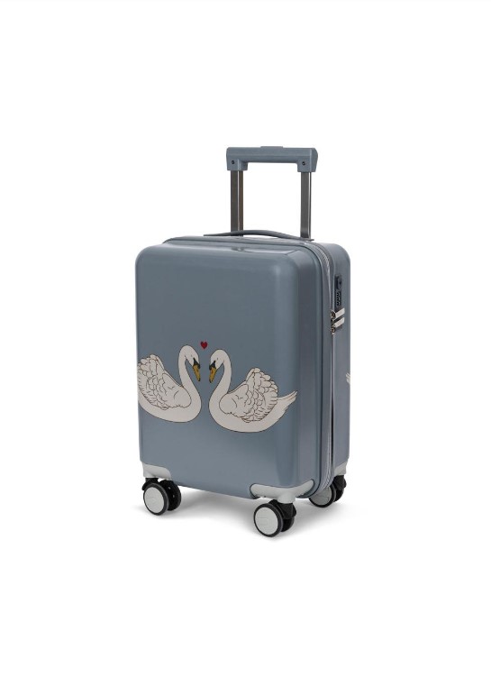 Konges Slojd Travel Suitcase Swan Blue