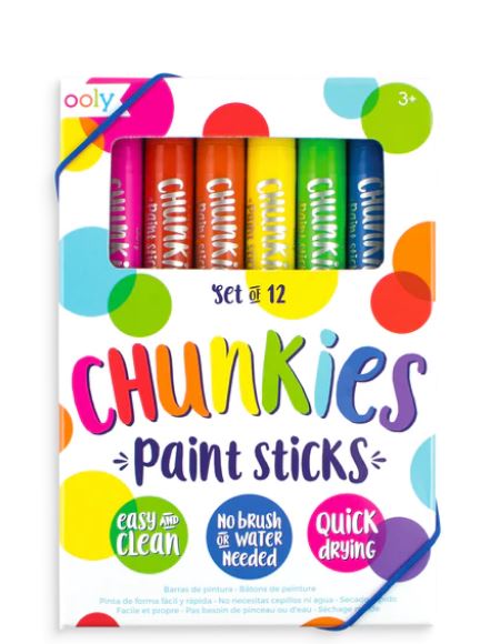 Ooly Chunkies Paint Sticks Classic 6 stuks