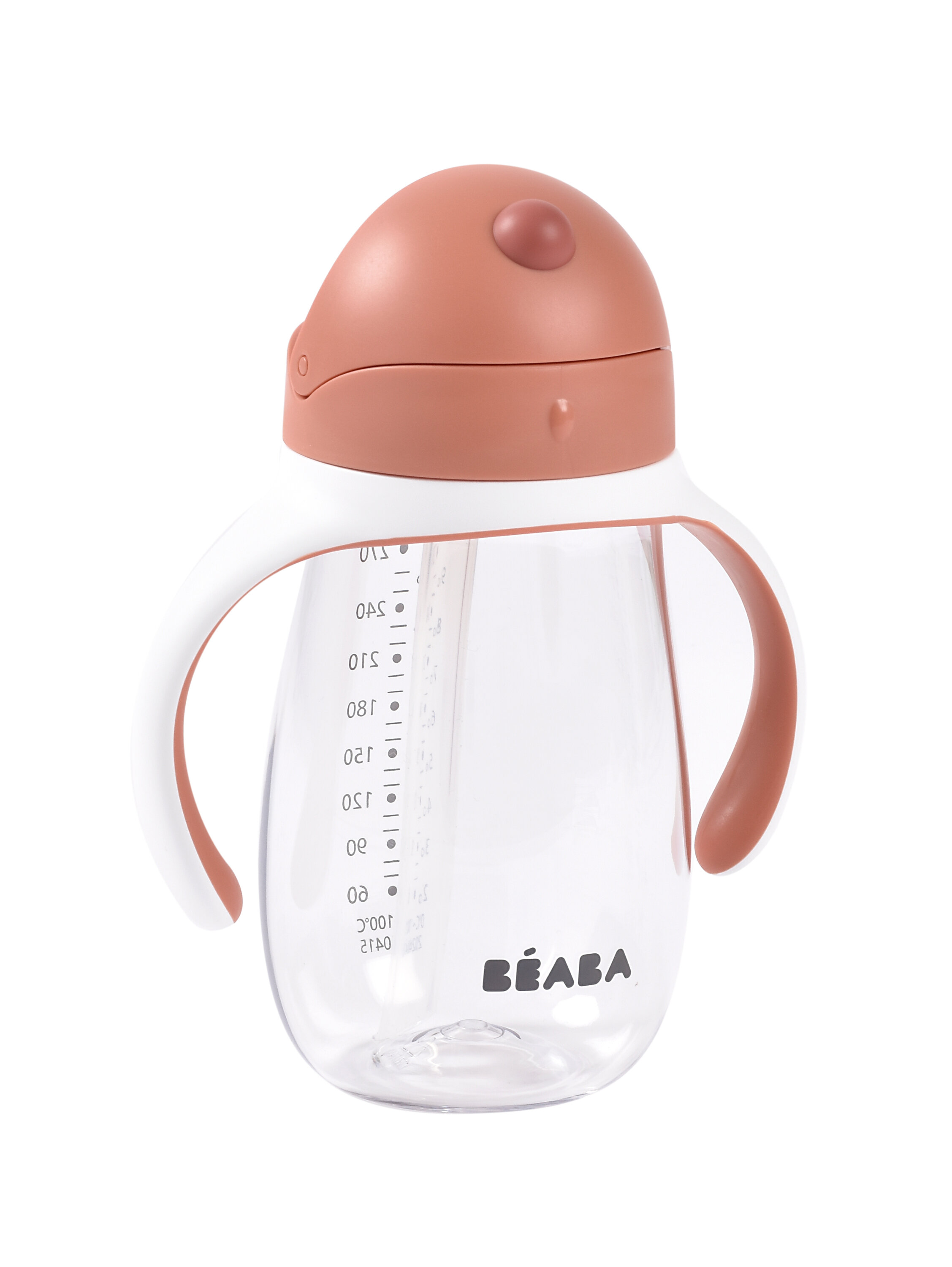 Beaba Drinkbeker met Rietje Terracotta 300 ml