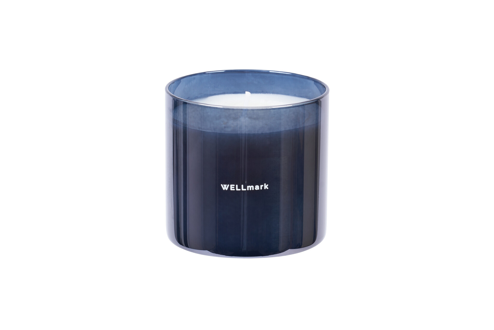 Wellmark Geurkaars Brave Night 7.5x7.5 cm - Blauw Metallic