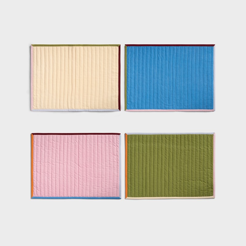 Klevering Placemat Stitch 45x33.5 cm - Katoen - assorti - prijs per stuk