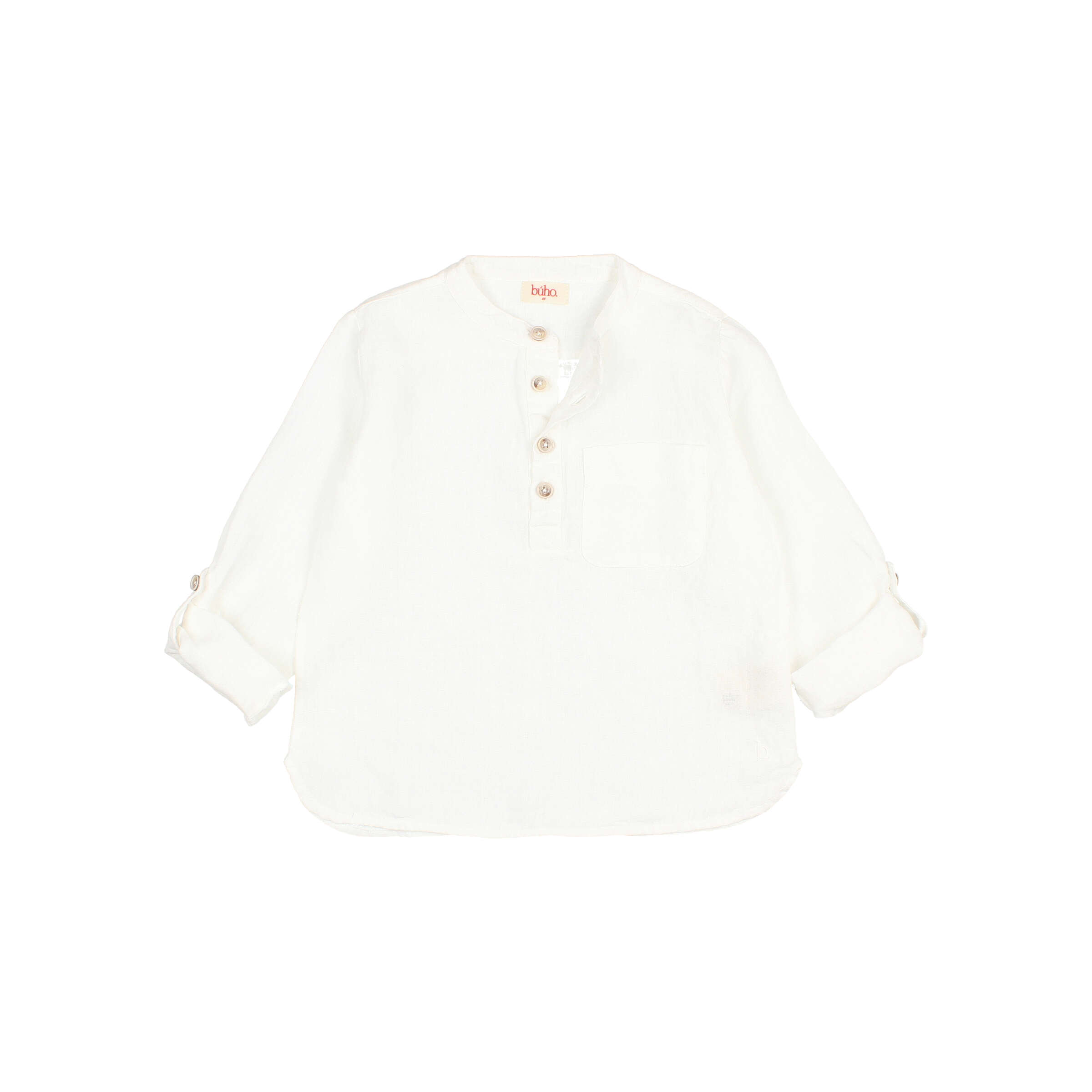 Buho Kids Kurta Linen White