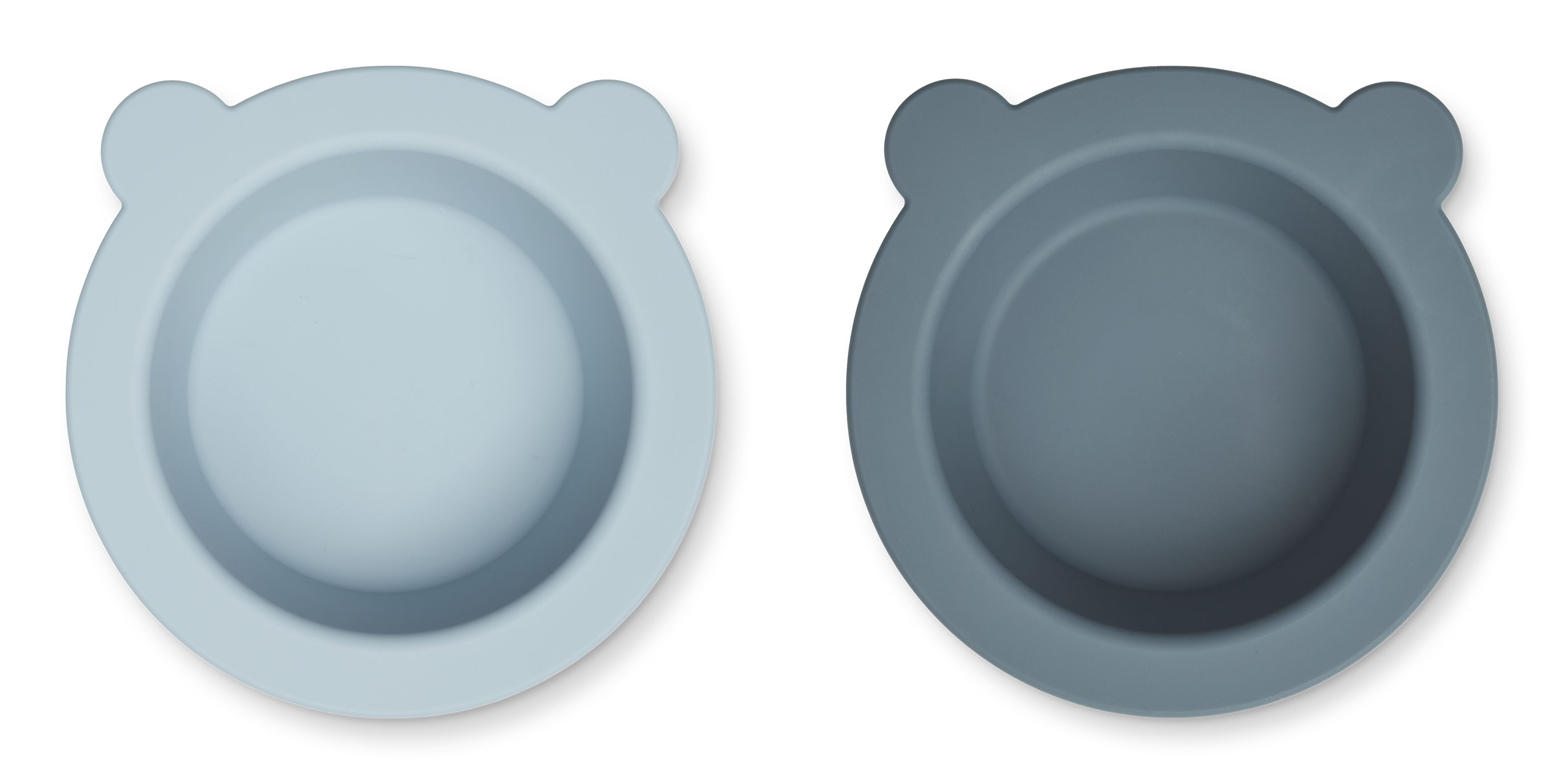 Liewood Bowl Peony Sticks Silicone 16x5.3 cm Whale-Blue Mix - 2 stuks