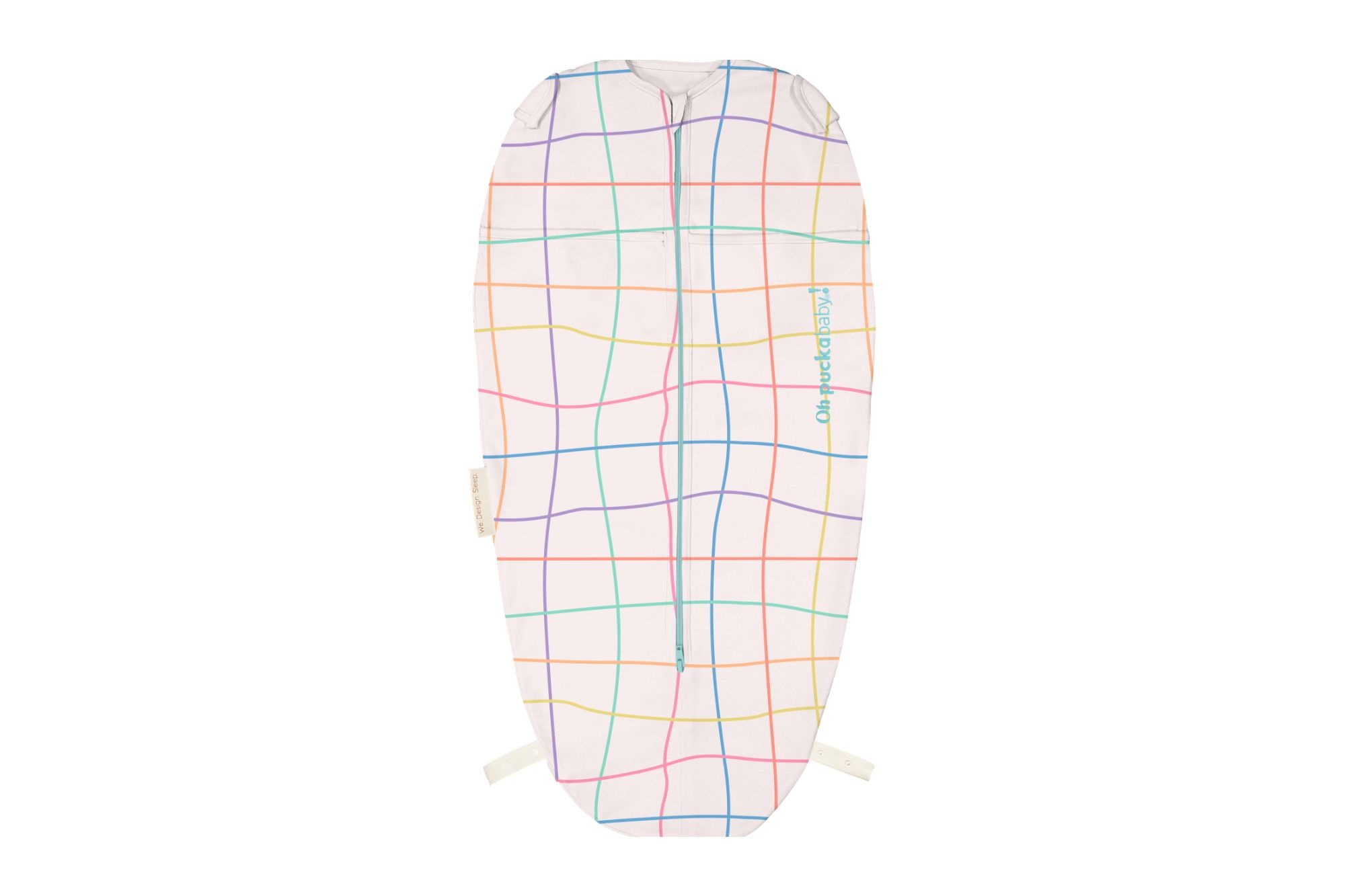 Puckababy Inbakerslaapzak Original Mini Cotton Funky Lines 3-6 maand - Tog 0.5