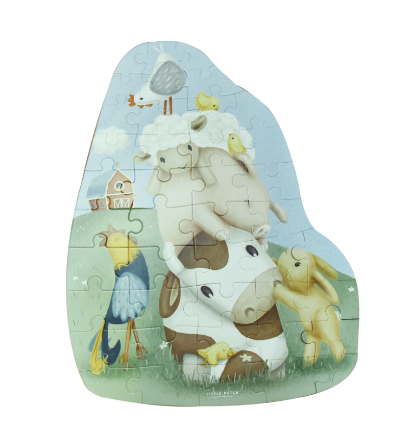 Little Dutch Vloerpuzzel Little Farm Boerderij