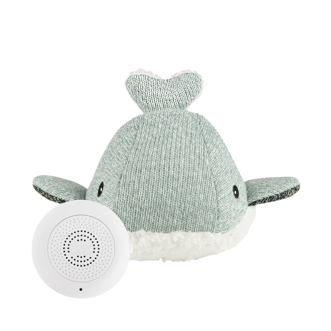 Flow Knuffel Comforter Heartbeat Moby Whale Green