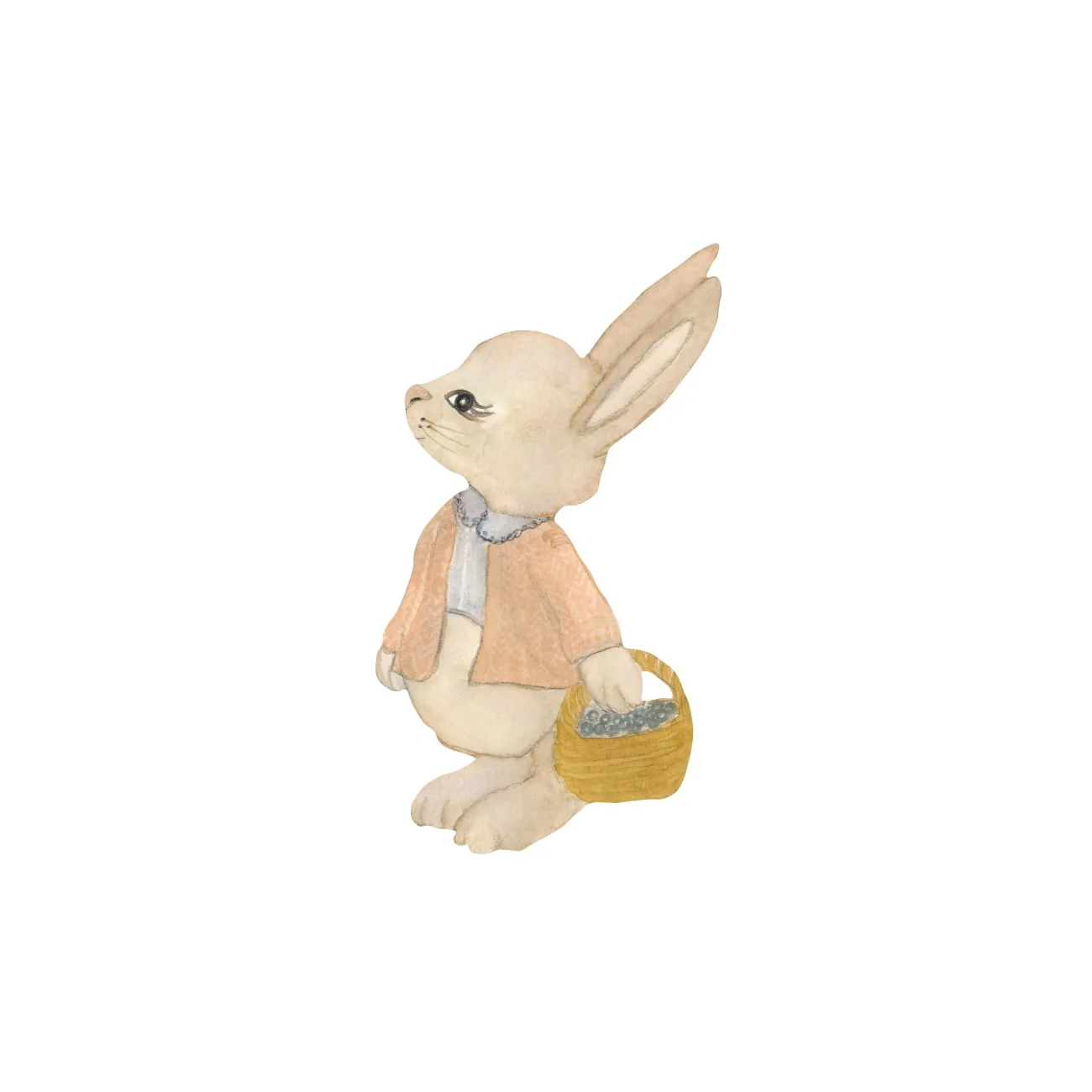 That's Mine Muursticker  Ellie The Little Rabbit Beige