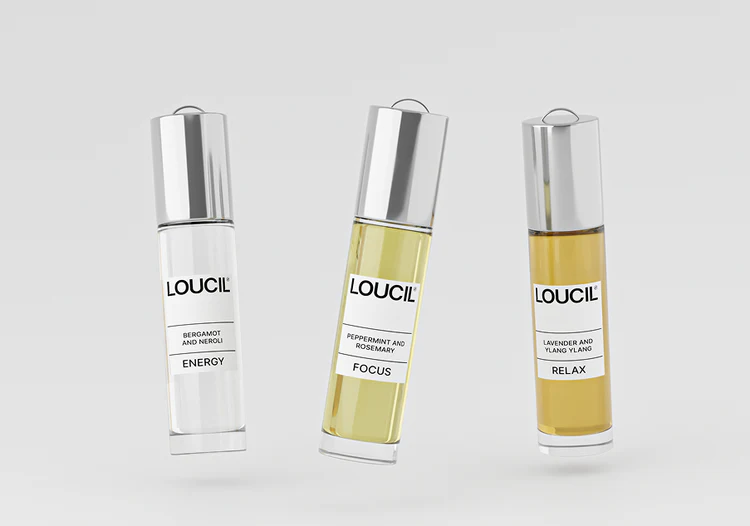 Loucil Roll-On Parfum Full Mood Bundle - Energy - Focus - Relax 7 ml -  3 stuks