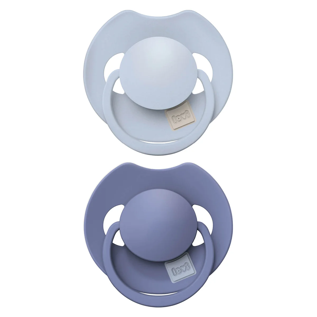 Difrax Fopspeen Dynamic 0-6 m Prime Baby Blue-Blue - 2 stuks