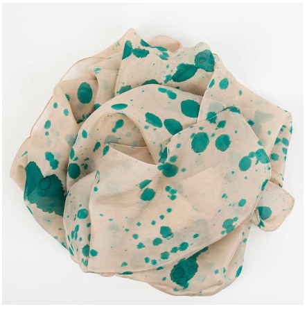 Awoc Sjaal Raindrops Roze-Groen