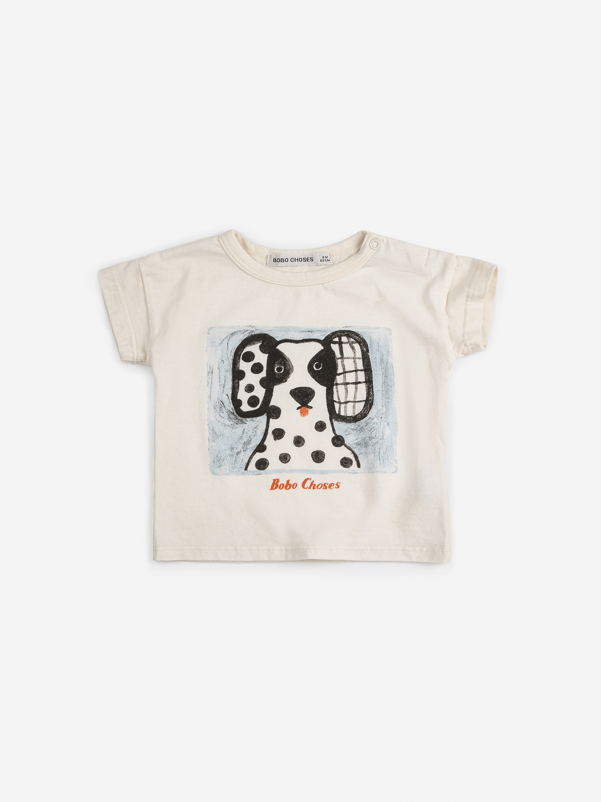 Bobo Choses Baby T-shirt Van Dog White