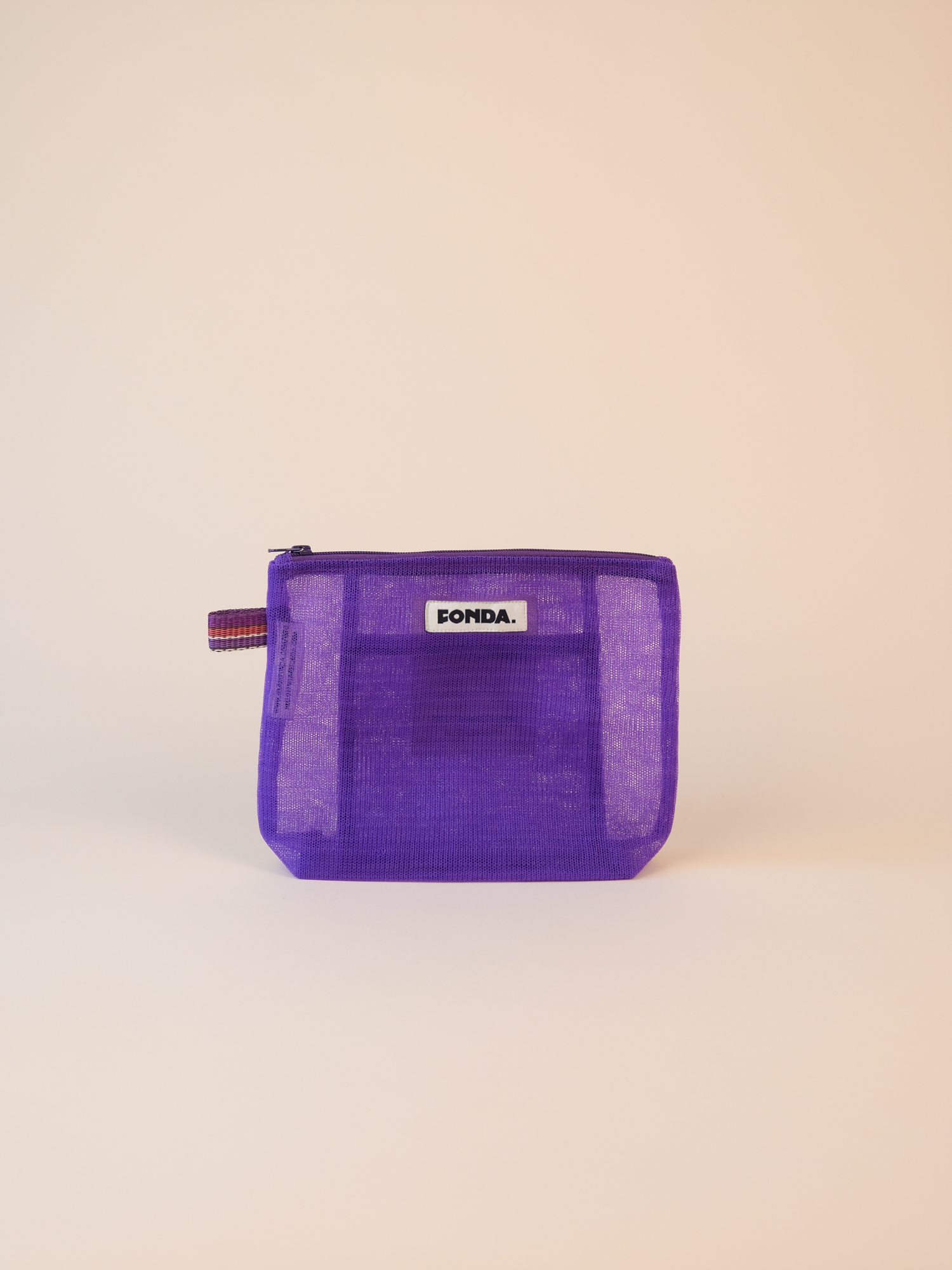 Fonda Etui Middel Solid Paars 6x18x29 cm