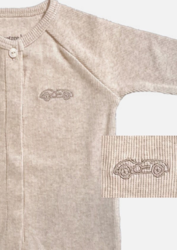Poetree Pyjama Ollie Sand - 6 maand