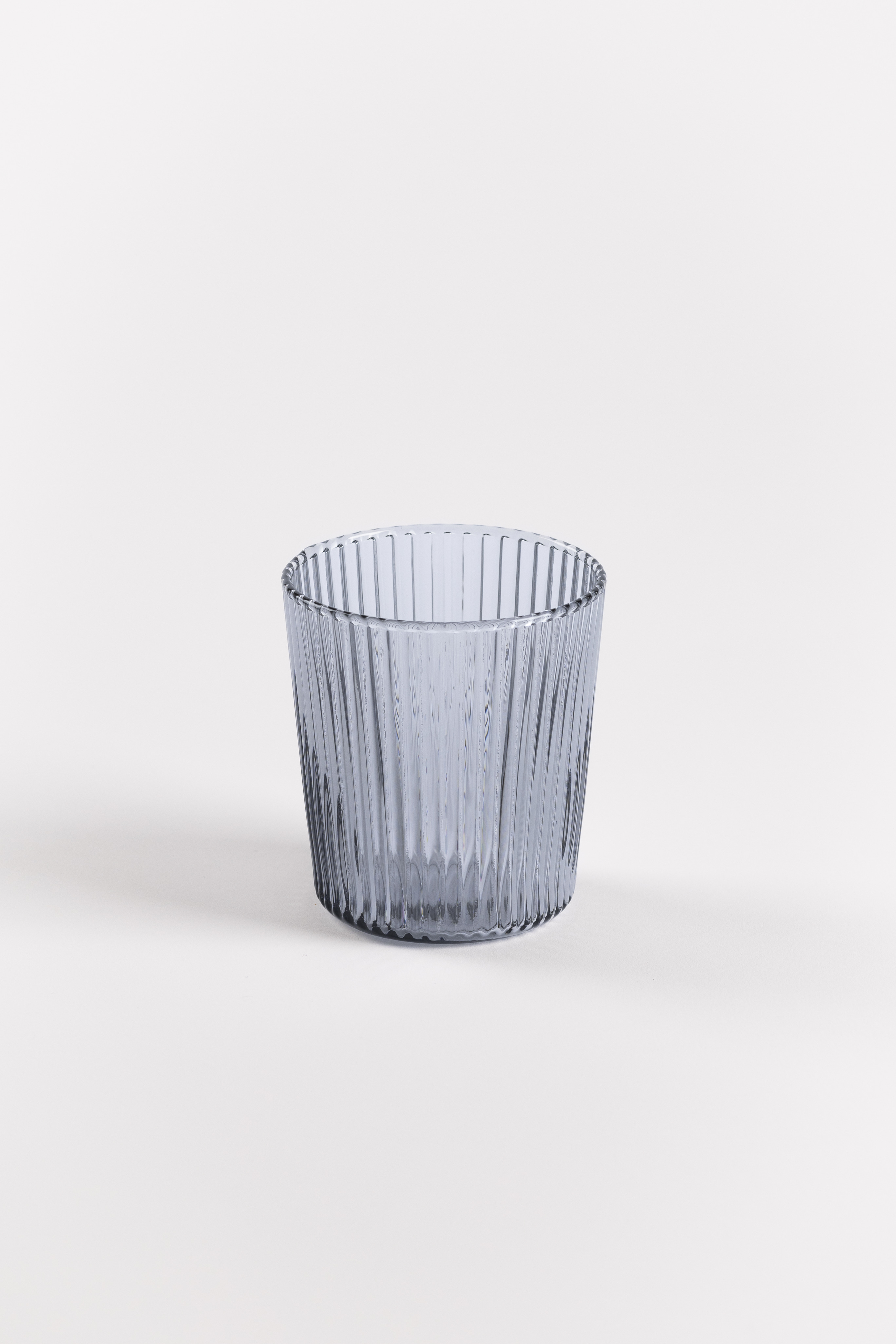 Paveau Ribbed Glas Twilight Grey 180ml - 7.5x8.3 cm