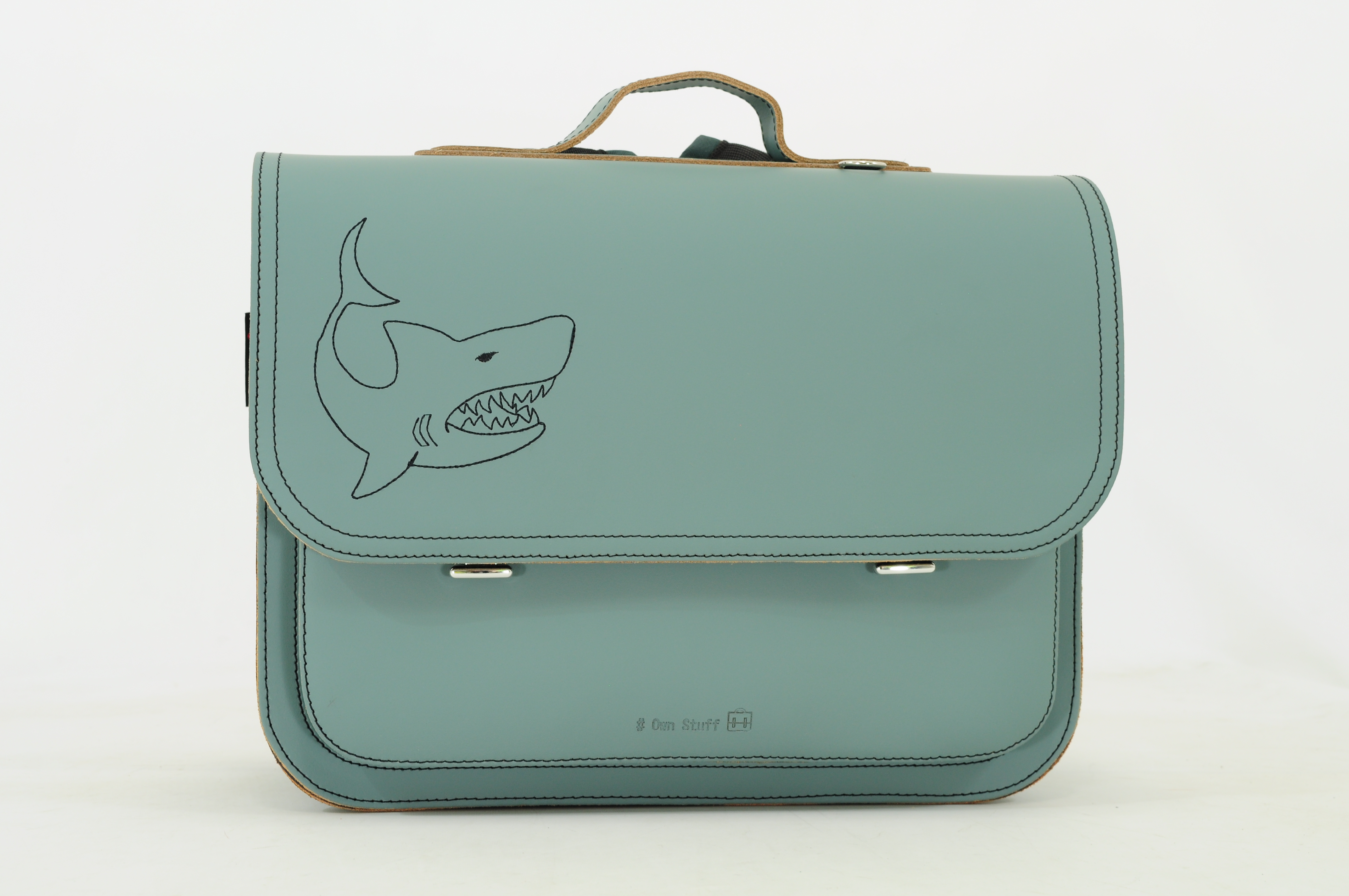 Own Stuff Boekentas met 2 Magneetsloten Fantasy Shark Azul 38x17x28 cm