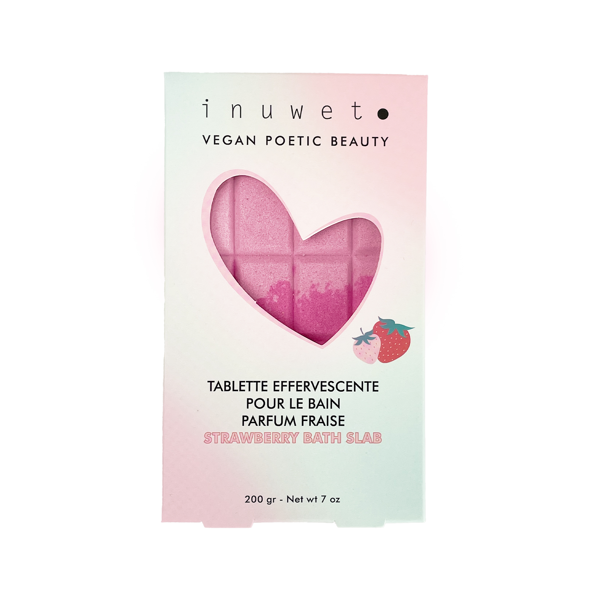 Inuwet Badbruistablet Fraise 200g