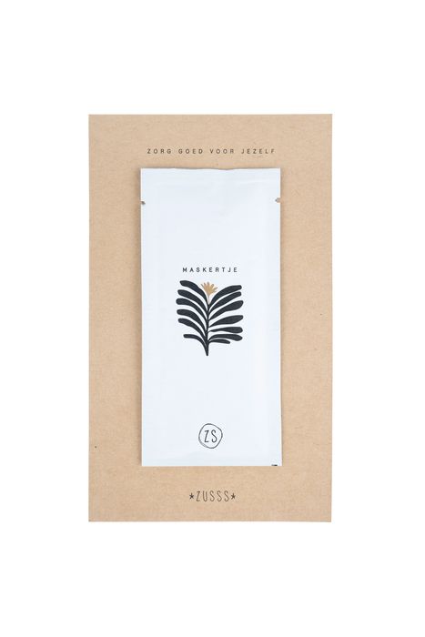 zusss / Gezichtsmasker / Blad - wit