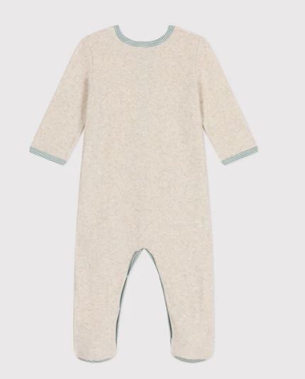 Petit Bateau / babypyjama velours / amour